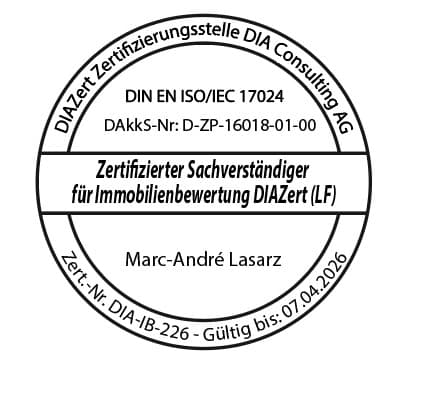 DIAZert-Prüfsiegel 2025 für zertifizierte Immobiliengutachter