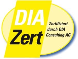 DIAZert – Logo des Zertifizierungsverbands